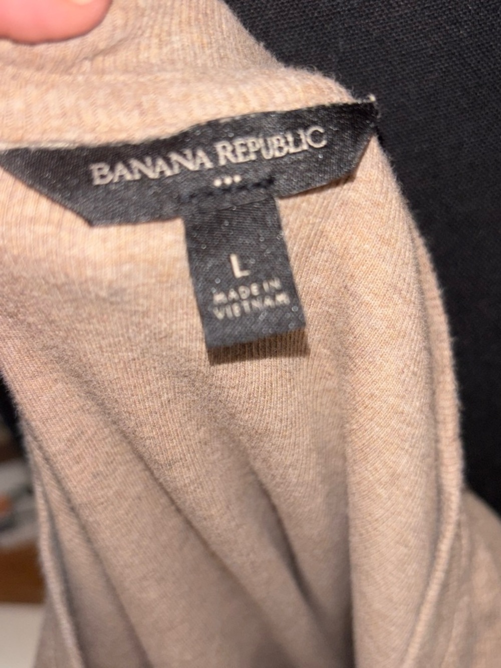 Banana Republic Taupe Scoop Neck Short Sleeve Top - Picture 3 of 4